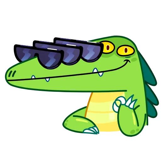 Стикер 25 Croco