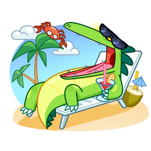 Стикер 32 Croco