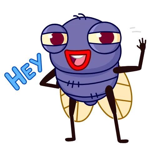 Стикер 19 Mr.Fly