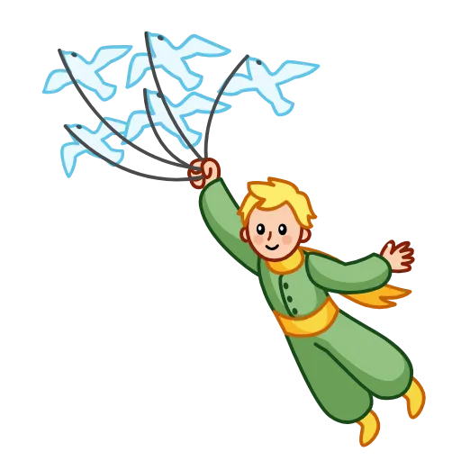 Стикер 5 The Little Prince