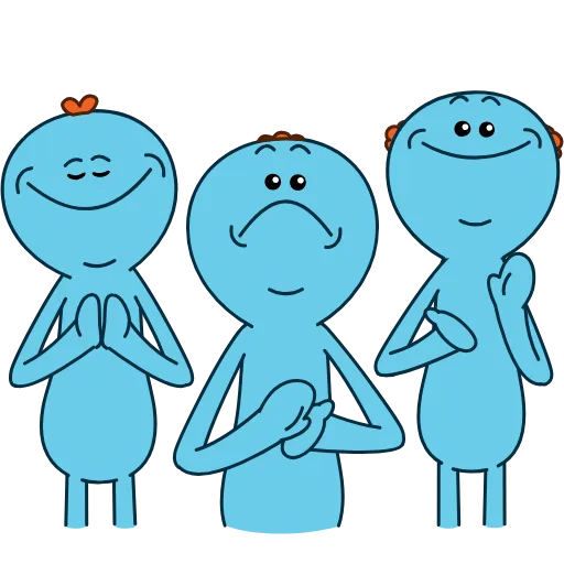 Стикер 11 Mr.Meeseeks