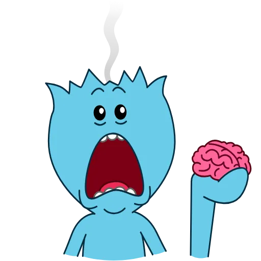 Стикер 18 Mr.Meeseeks