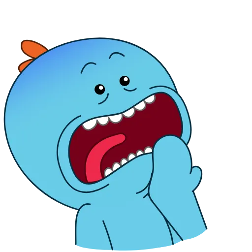 Стикер 4 Mr.Meeseeks