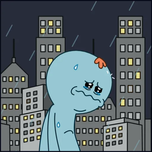 Стикер 6 Mr.Meeseeks