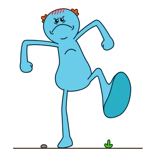 Стикер 17 Mr.Meeseeks