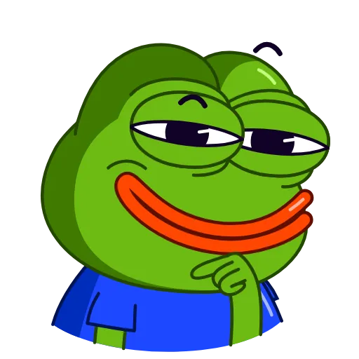 😏 Эмодзи «Mr.Pepe» для Telegram