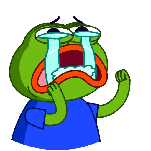 😭 Эмодзи «Mr.Pepe» для Telegram