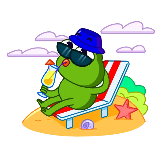 🏖 Эмодзи «Mr.Pepe» для Telegram