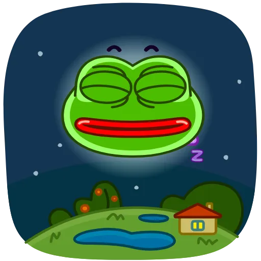😴 Эмодзи «Mr.Pepe» для Telegram