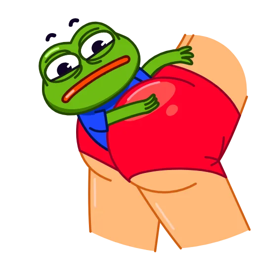 🍑 Эмодзи «Mr.Pepe» для Telegram