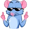 🖕 Эмодзи «Мистер Крыс» для Telegram