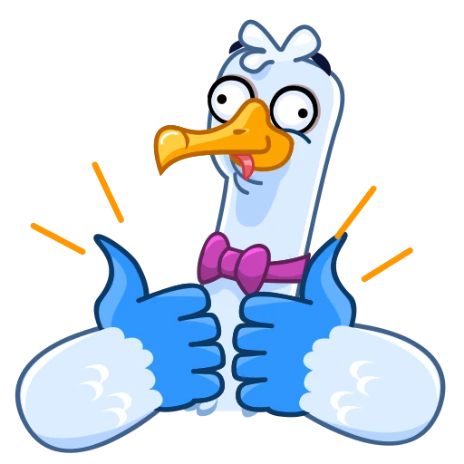 👍 Стикер «Seagull Sam» для Telegram