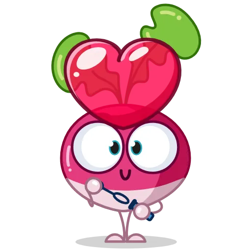 Стикер 2 Radish Emoji