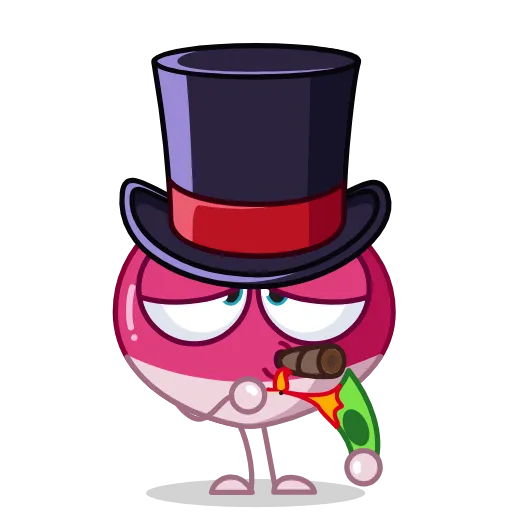Стикер 20 Radish Emoji