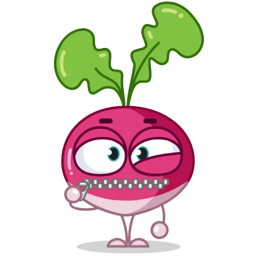Стикер 22 Radish Emoji