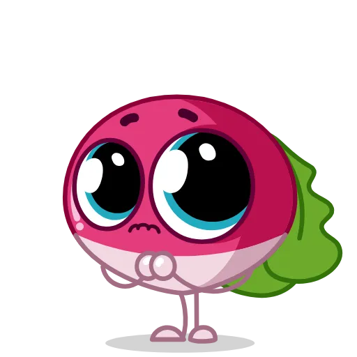 Стикер 9 Radish Emoji