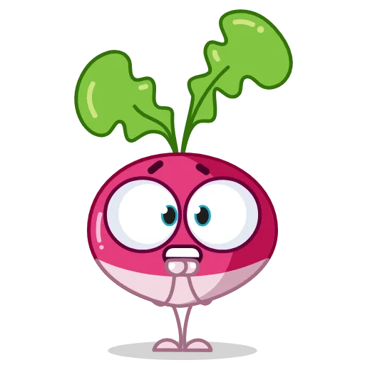 Стикер 4 Radish Emoji