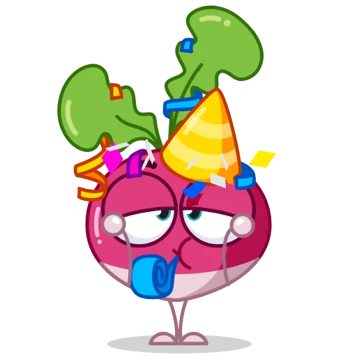Стикер 23 Radish Emoji