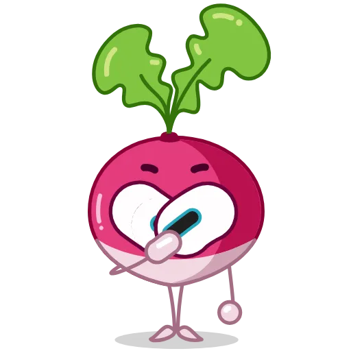 Стикер 10 Radish Emoji