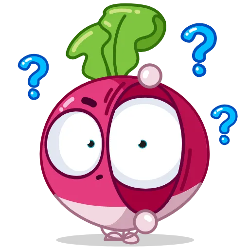 Стикер 13 Radish Emoji