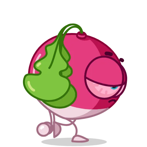 Стикер 11 Radish Emoji