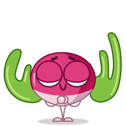 Стикер 21 Radish Emoji
