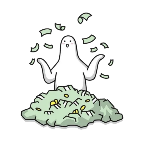 🌫 Стикер «Mr. Donothing» для Telegram