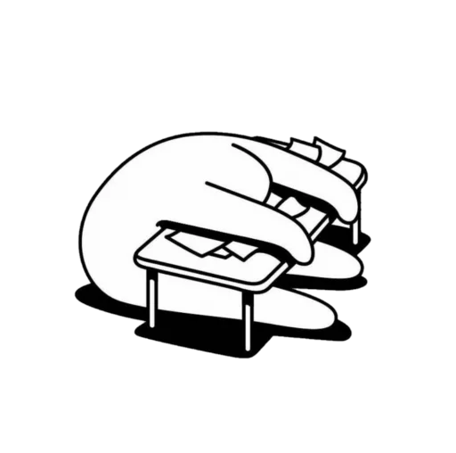 🌫 Стикер «Mr. Donothing» для Telegram