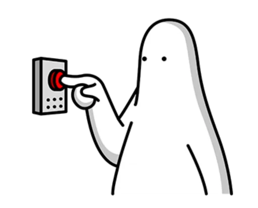🌫 Стикер «Mr. Donothing» для Telegram