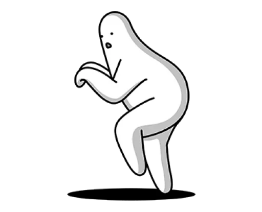 🌫 Стикер «Mr. Donothing» для Telegram