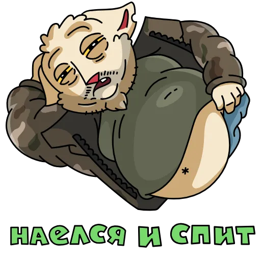 Стикер 25 ️ Анимированный набор эмоджи с мемасным МудаКотиком из ВК
