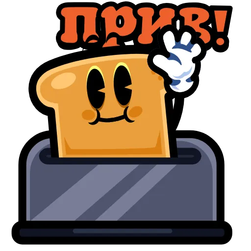 ⭐ Эмодзи «Мультяшная банда» для Telegram
