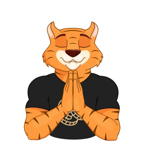🙏 Стикер «MARK» для Telegram