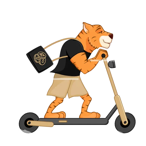 🛴 Стикер «MARK» для Telegram
