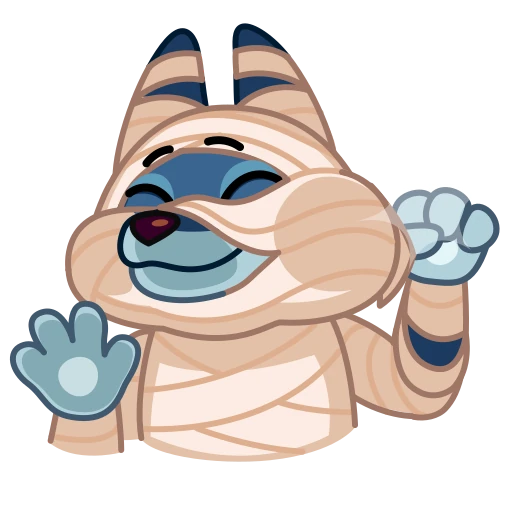 👊 Стикер «Mummy Jackal» для Telegram