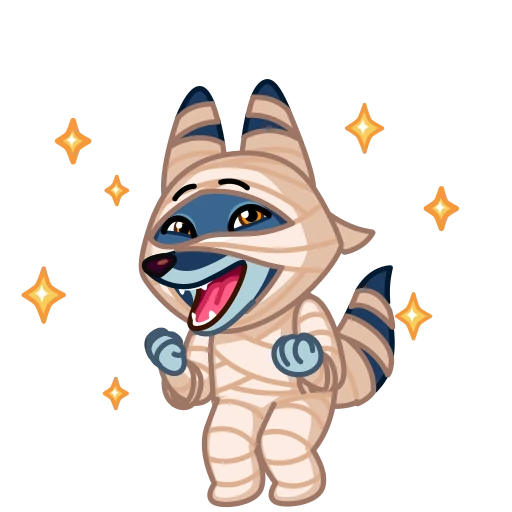 ✊ Стикер «Mummy Jackal» для Telegram