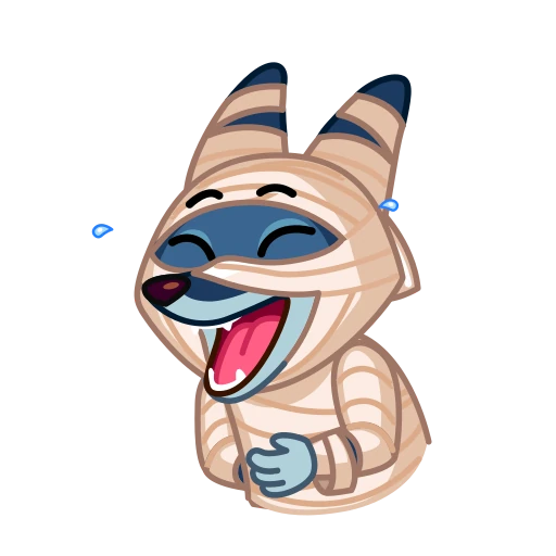 Стикерпак Mummy Jackal для Telegram
