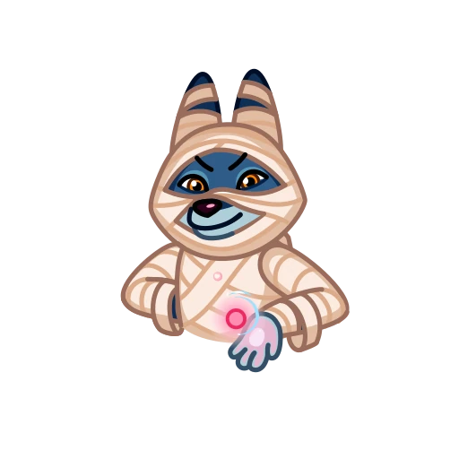 😘 Стикер «Mummy Jackal» для Telegram