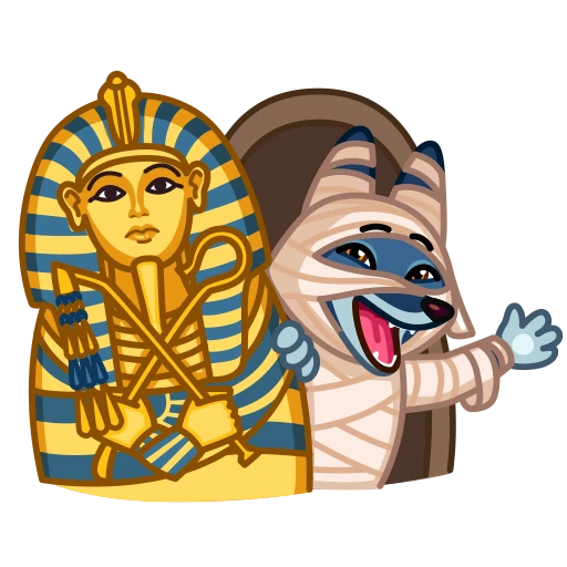 👋 Стикер «Mummy Jackal» для Telegram
