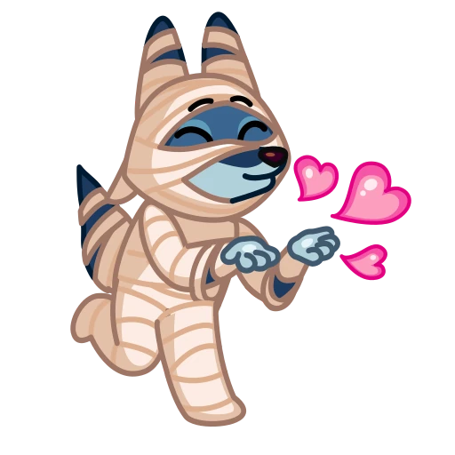 😘 Стикер «Mummy Jackal» для Telegram