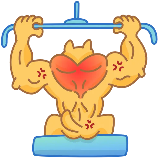 Стикер 24 Muscle Doge
