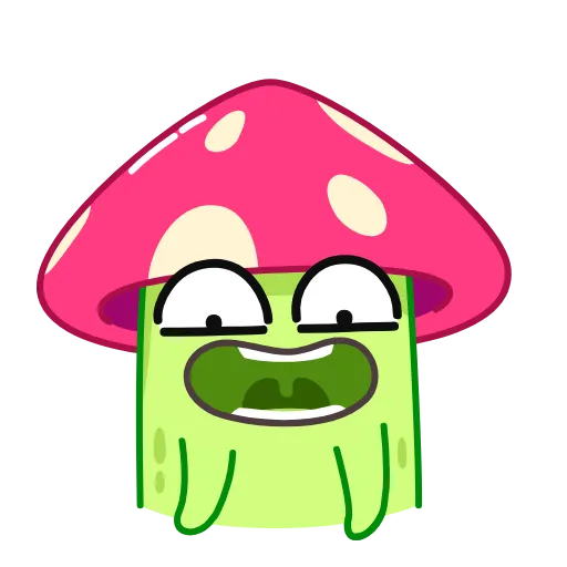 Стикер 3 Mushroom