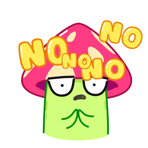 Стикер 14 Mushroom