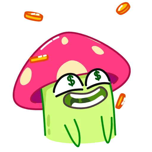 Стикер 9 Mushroom