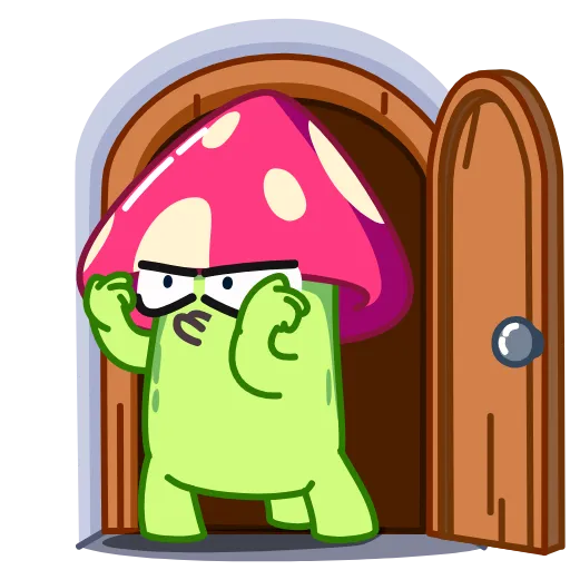 Стикер 21 Mushroom