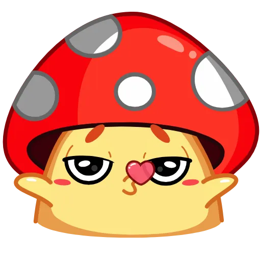 😘 Эмодзи «Гриб» для Telegram