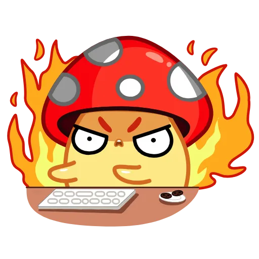 👨‍💻 Эмодзи «Гриб» для Telegram