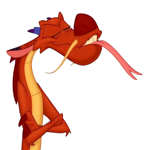 😝 Стикер «Mushu» для Telegram