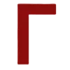 💋 Эмодзи «Красные простые буквы, иконки» для Telegram