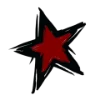 ⭐️ Эмодзи «Красные простые буквы, иконки» для Telegram